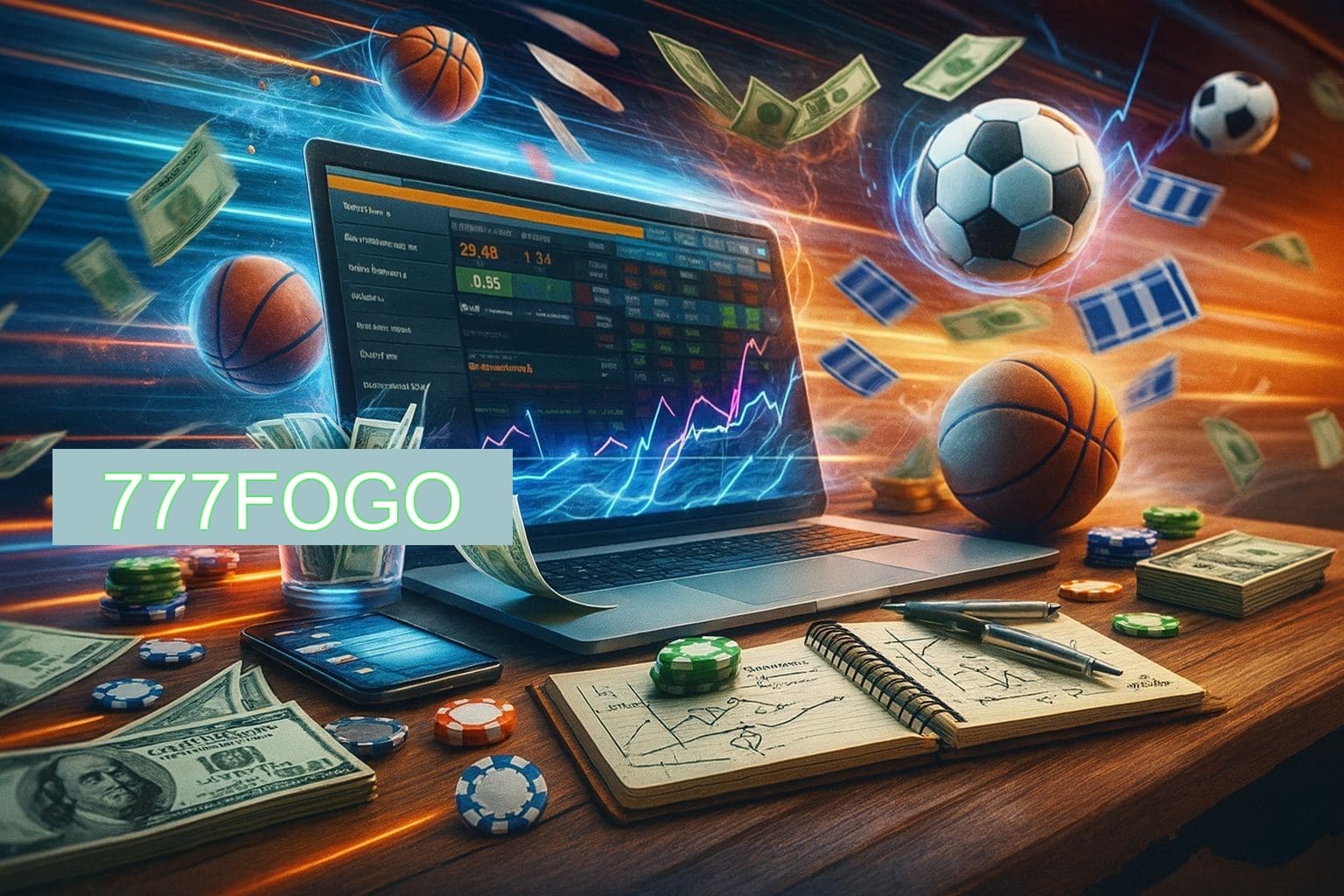 Diversas apostas esportivas